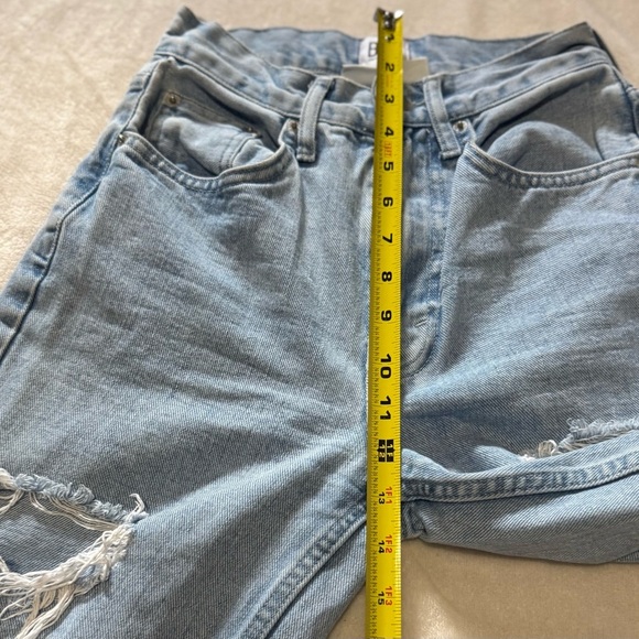 BDG Blue Boyfriend Jeans Distressed High-Waisted - Picture 4 of 7